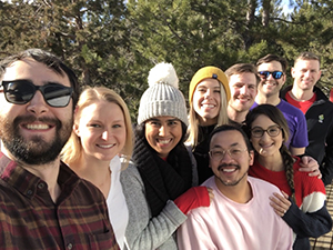 A group of OHSU's Pediatric Residents outside.